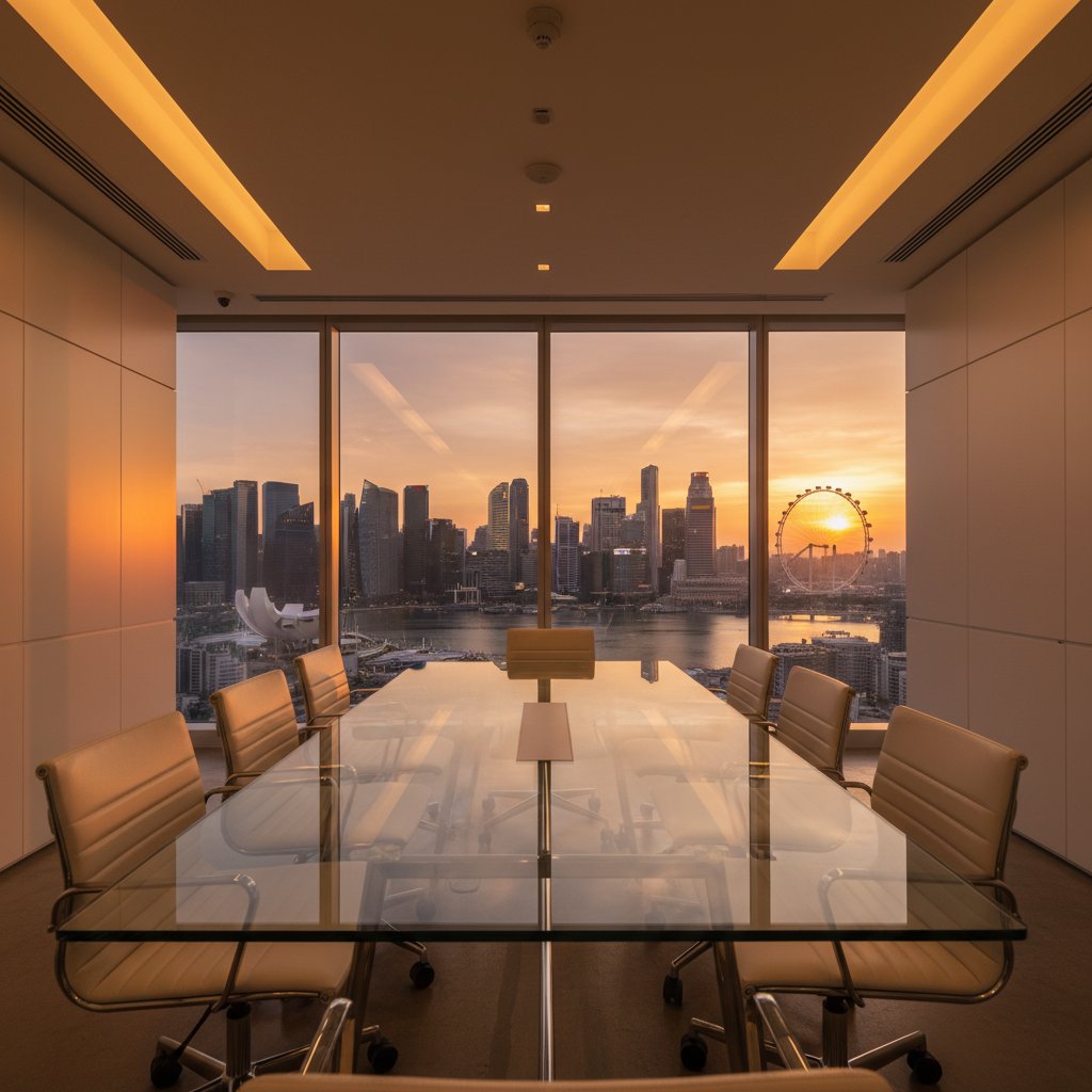 Legal services office in Singapore with professional lawyers providing consultation